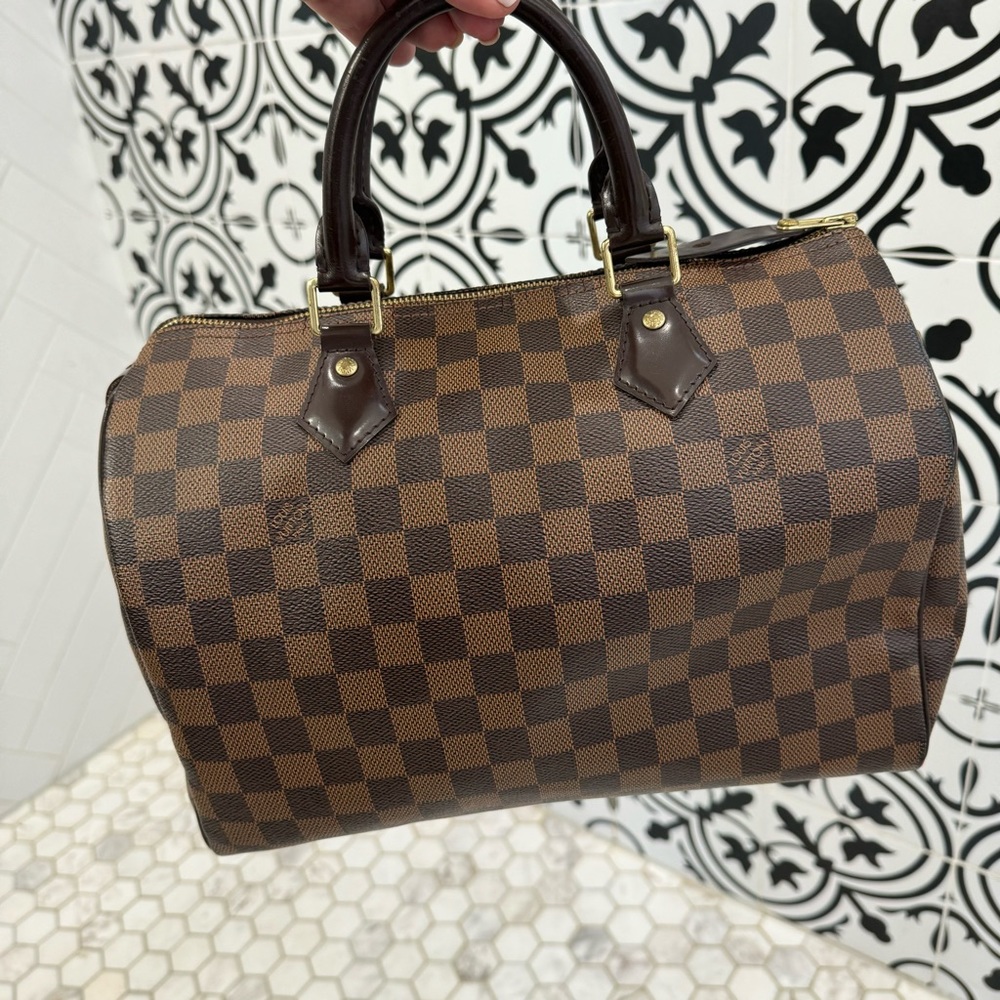 Speedy 30 Damier Ebene USED and in EUC Comes With Dust Bag - Picture 3 of 16